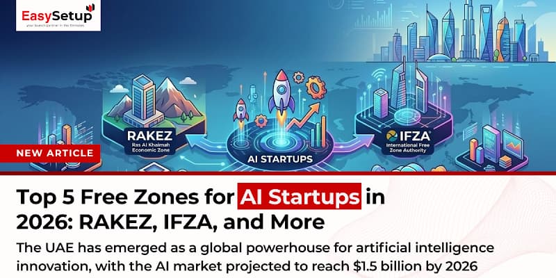 Top 5 Free Zones for AI Startups in 2026: RAKEZ, IFZA, and More