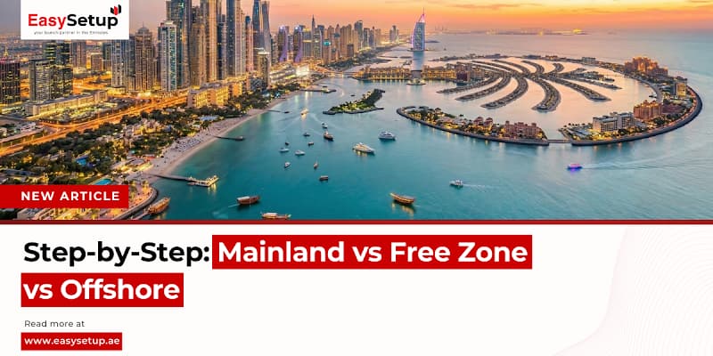 Step-by-Step: Mainland vs Free Zone vs Offshore